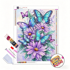 Kit d'art diamanté 5D personnalisé à faire soi-même, peinture sur toile encadrée, ensemble de pierres artisanales, décoration murale pour la maison, vente chaude - Product Image 1
