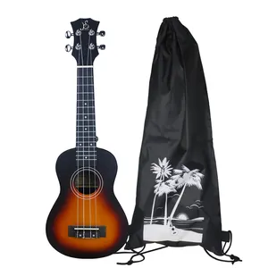 Großhandel HUA SHENG Small 4 Saiten Musik instrument Gitarre 21 Zoll Sopran Ukulele Rosenholz für Kinder und Erwachsene