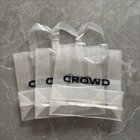 Sacs en LDPE personnalisés avec poignées souples et impression en héliogravure, sacs de courses réutilisables pour supermarchés, vente au détail, plats à emporter et promotion