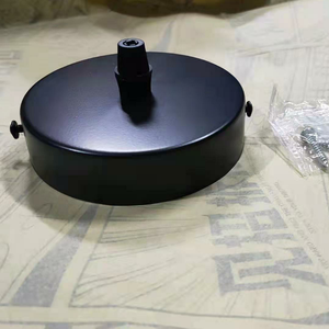 Kim loại màu đen cổ vít Mặt dây chuyền tán ánh sáng phù hợp trần tăng cổ điển với một ổ cắm tiết kiệm năng lượng - Product Image 2