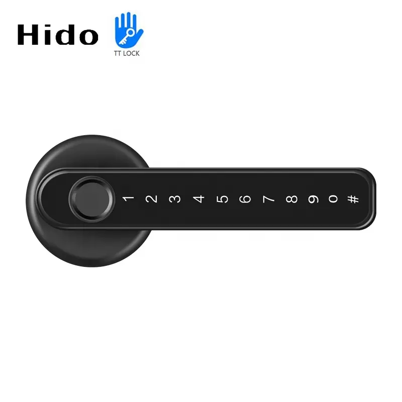 Hido anahtarsız kapı kilidi sürgü kolu BLE TT kilit parmak izi kapı kilidi dijital