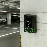 Neue Doppelsteckdosen EV-Ladestation mit Gun-Socket, kabellosem Typ-2-Interface, 22kW-43kW Ausgangsleistung, 380V Eingang, CE-zertifiziert