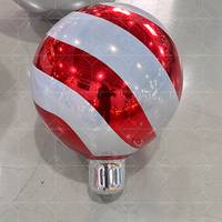 Ballons de Noël géants gonflables boule à miroir pour l'extérieur, imperméables et brillants, décorations pour événements et fêtes.