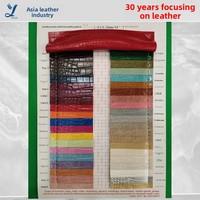 Vente directe usine Tissu en cuir PVC coloré à motif crocodile 1.0 Double aiguille Fond brossé Anti-plis pour mobilier