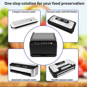 Système de scellage <span class=keywords><strong>sous</strong></span> <span class=keywords><strong>vide</strong></span> automatique 80 kPa, <span class=keywords><strong>machine</strong></span> de mise <span class=keywords><strong>sous</strong></span> <span class=keywords><strong>vide</strong></span> alimentaire électrique avec commandes tactiles LED pour aliments secs et humides - Product Image 6