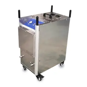 Lavadora de hielo seco rentable Equipo de chorro de hielo seco completamente automático para la fabricación de automóviles