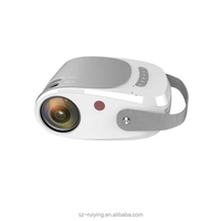 Projecteur LCD H5 1080P Haute luminosité Décodage 4K Android Bluetooth WiFi Mise au point manuelle Correction trapézoïdale manuelle Cinéma portable