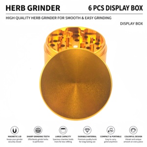 <b>Grinder</b> <b>Herb</b> 4 Part Aluminum <b>Herb</b> <b>Grinder</b> 1.5/2.2/2.5'' Private Label <b>Herb</b> <b>Grinder</b> - Product Image 1