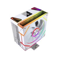 Enfriador AIO de carcasa de CPU OEM/ODM con 4 tubos de calor y ventilador ARGB AMD4/5 LGA115X 1200 1700 1366 Refrigeración por aire para procesadores de PC y radiador