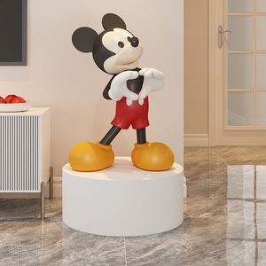 Grand Meuble TV en Résine Bixin <span class=keywords><strong>Mickey</strong></span> <span class=keywords><strong>Mouse</strong></span> Écologique Haut de Gamme pour Décoration de Sol de Salon <span class=keywords><strong>Cadeaux</strong></span> de Pendaison de Crémaillère - Product Image 4