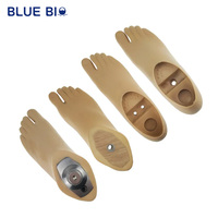 Fabricants de pieds prothétiques Adaptateur de pied double axe en polyuréthane beige Pieds de prothèse de membres artificiels avec deux trous