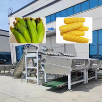 Machine à éplucher le maïs frais automatique à usage agricole Machine à éplucher et à enlever les graines de maïs pour une utilisation industrielle Vente de fabrication à bas prix