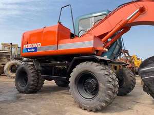 Marca japonesa usada Hitachi EX100WD 10 toneladas excavadora de ruedas de segunda mano EX120 EX200 gran oferta de alta calidad - Product Image 4