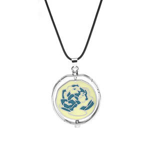 Gioco Jinx rosa blu girevole Cosplay collana portachiavi festa di Halloween roba da te Arcane stagione 2 zaino ciondolo ventagli regali - Product Image 1