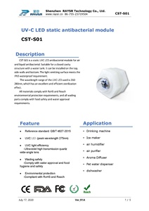 Módulo LED <span class=keywords><strong>UVC</strong></span> Personalizado <span class=keywords><strong>de</strong></span> 222nm, 254nm, 275nm para Equipos <span class=keywords><strong>de</strong></span> Purificación <span class=keywords><strong>de</strong></span> Agua, Solución <span class=keywords><strong>de</strong></span> Tecnología UV, Fabricante - Product Image 4