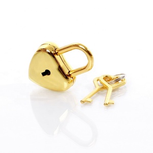 Newest Factory Direct Sale Promotional Red Heart Shape Key Mini <strong>Diary</strong> <strong>Lock</strong> - Product Image 2