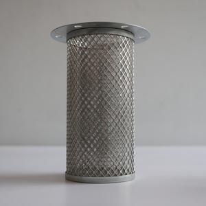 Tube cylindrique filtrant en acier inoxydable à maille diamantée en métal déployé, motif en relief, ventilation à surface ouverte, sur mesure, pour usage industriel - Product Image 5