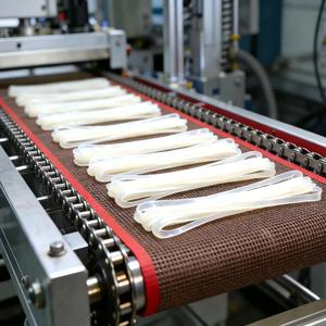 Bande transporteuse en maille de fibre de verre enduite de PTFE de qualité alimentaire 4*4 mm, bande de séchage pour sérigraphie antiadhésive haute température - Product Image 3