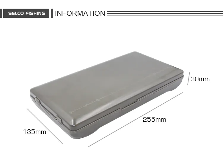 Selco Kotak Kait Umpan Aksesori Memancing Ikan Mas Multifungsi Kotak Perlengkapan Memancing Dua Sisi Kotak Rig