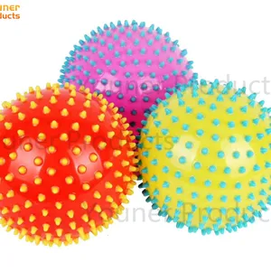 Knobby Balls Fun Sensory Balls Play Bouncy Balls Party Favors para Crianças e Crianças Inflável Spiky Bal