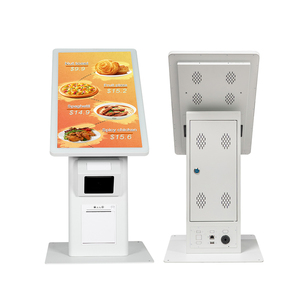 Hot bán trắng máy tính để bàn SDK trong nhà POS thiết bị đầu cuối màn hình cảm ứng khách sạn tự kiểm tra tự phục vụ bán vé và bán lẻ thanh toán <span class=keywords><strong>kiosk</strong></span> - Product Image 1