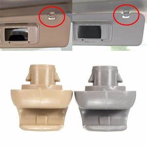 Sun Visor <b>Clips</b> For Honda Fit Accord City Odyssey CRV Civic Gray Khaki Plastic Easy Installation Roof Mount - Product Image 2