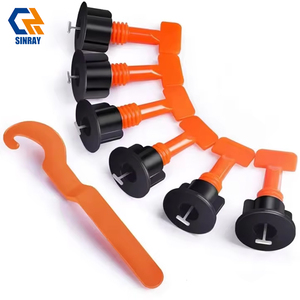 50 pièces d'outils <span class=keywords><strong>de</strong></span> nivellement <span class=keywords><strong>de</strong></span> carreaux réutilisables en PP+métal, 1,5 mm, accessoires modernes réglables auto-adhésifs pour les joints <span class=keywords><strong>de</strong></span> carrelage - Product Image 5
