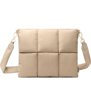 Sac de <span class=keywords><strong>pochette</strong></span> pour tablette gonflé d'usine compatible avec <span class=keywords><strong>11</strong></span> <span class=keywords><strong>pouces</strong></span> <span class=keywords><strong>iPad</strong></span> Air 2025 <span class=keywords><strong>pochette</strong></span> de transport mignonne matelassée pour tablette avec bandoulière - Product Image 2