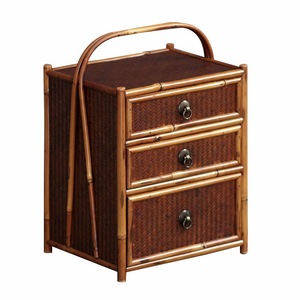 Bamboo Tea Storage Box Rectangle Portable Handheld Tea Case For Kung Fu Tea Set Household Use - Product Image 5