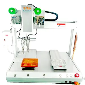BBA çok eksenli masaüstü lehimleme makinesi otomatik besleme lehim robotu CE listelenen PCB lehimleme işlemi için