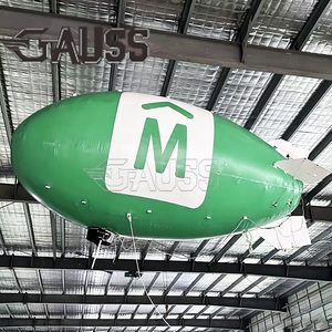 Dirigible Inflable <span class=keywords><strong>de</strong></span> Publicidad Aérea con Impresión TPU <span class=keywords><strong>de</strong></span> la Marca GAUSS, Zeppelin con Unión Térmica <span class=keywords><strong>de</strong></span> Alta Frecuencia, Air Dancer con Logotipo - Product Image 2