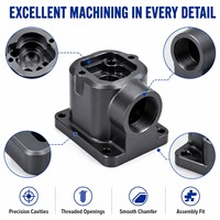 Boîtier en aluminium usiné CNC de précision sur mesure pour équipements électroniques industriels et pièces d'automatisation