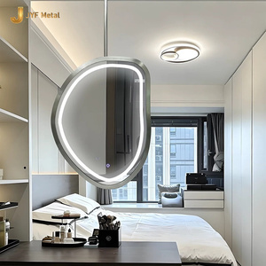 C419 Metal Frame Stainless Steel <b>Mirror</b> Frame Gold Hairline PVD Coating Custom <b>Hanging</b> <b>Mirror</b> Frame Luxury Bathroom Decoration - Product Image 3