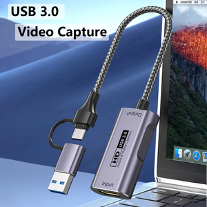 HDTV to USB3.0 and Type-c 2-in-1 Video <strong>Capture</strong> Card 4K With Multi-system Compatibility for Switch Phone PC Live Broadca - Product Image 2