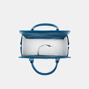 Bolsos de Mano de Cuero PU de Lujo <span class=keywords><strong>para</strong></span> Mascotas, Bolsos de Transporte <span class=keywords><strong>para</strong></span> Gatos Azules, Bolsa de Exterior con Cojín Interior, Arnés <span class=keywords><strong>para</strong></span> <span class=keywords><strong>Perros</strong></span> - Product Image 5