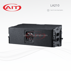 LA-210FW Wooden <strong>Line</strong> <strong>Array</strong> Loudspeaker Ferrite Speaker Full Range Audio Equipment Passive Sound System <strong>2</strong>-Way Outdoor Use - Product Image 2