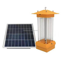 Lampe Solaire LED Extérieure Étanche Anti-Moustiques pour Jardin et Pelouse, Contrôle des Nuisibles Agricoles et Insecticide