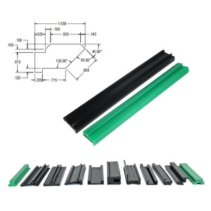 Uhmwpe hồ sơ tuyến tính chịu mài mòn Dải Pallet băng tải hướng dẫn đường sắt Polymer chuỗi hướng dẫn hình chữ U đúc đường sắt cắt dịch vụ - Product Image 1