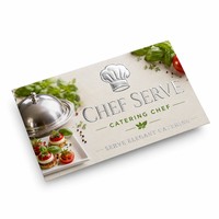 Cartes de visite personnalisées imprimées en couleur, designs à thème uniques, papier couché or personnalisé pour marque commerciale