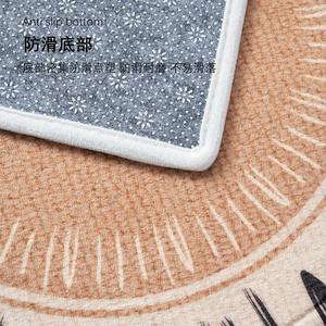 Cojín de asiento cuadrado con patrón geométrico antideslizante para sala de estar, oficina, estudio - Product Image 4