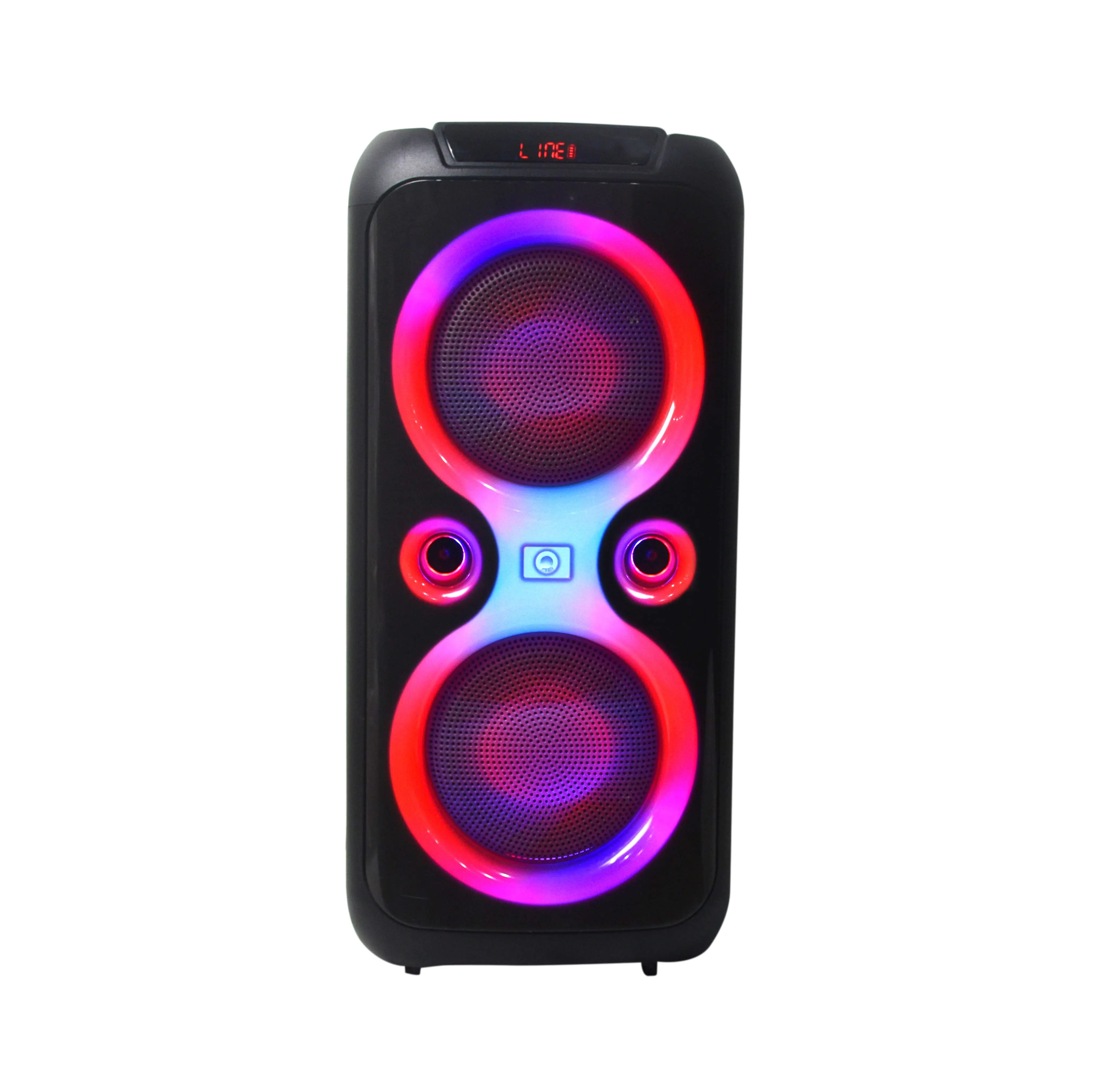 Tragbarer Jb I Boombox Tragbarer Lautsprecher Flame Light Party Box DJ Karaoke Bluetooth-Lautsprecher Porta til Lautsprecher