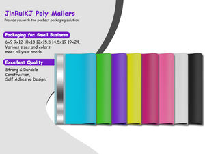 100 упаковка Фиолетовый 10x13 дюймов водонепроницаемый поли Mailers 2 Mil экологически чистый сильный клей для одежды для малого бизнеса доставка - Product Image 5