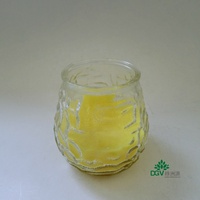 Bougeoir de cheminée en verre transparent Offre Spéciale DGV support votif pour les occasions de Noël