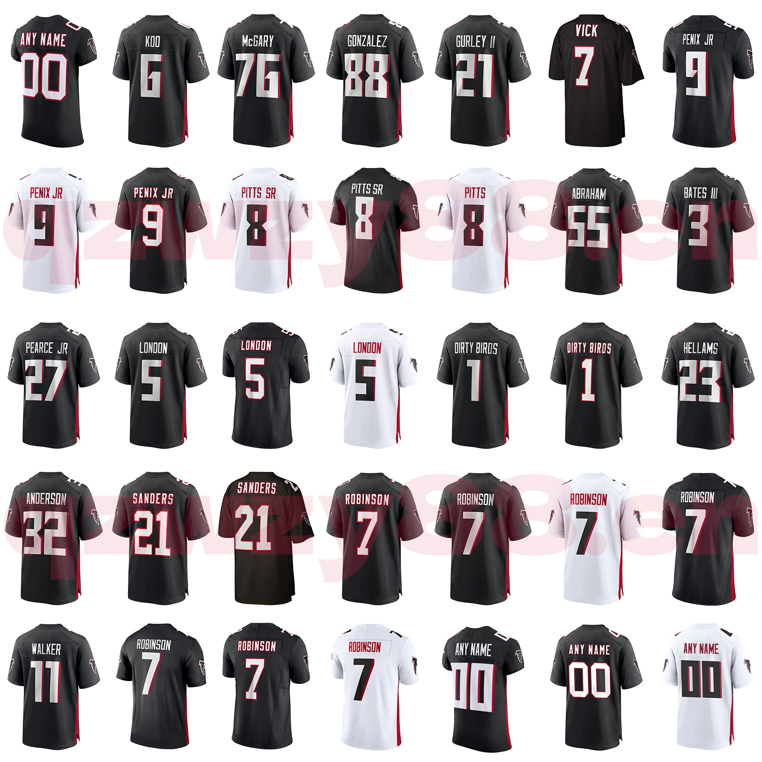 Atlanta Soccer Jersey New Design Breathable Men's Wear