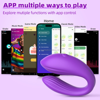 Neuer APP-Ferngesteuerter Umweltfreundlicher Silikon-Vibrator IPX7 Wasserdicht 10 Modi Bluetooth G-Punkt Klitoris-Stimulator