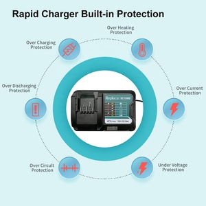 Cargador de Batería de Iones de Litio <span class=keywords><strong>DC10WD</strong></span> 10.8V 12V para Herramientas Inalámbricas Makita 12v BL1020 BL1021B BL1040 BL1041B - Product Image 5