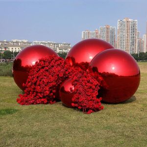Màu Đỏ Trang Trí Inflatable Gương Bóng Bóng Bong Bóng Lớn Sáng Bóng Bơm Hơi Khổng Lồ Bóng Cho Đám Cưới Đảng Trang Trí - Product Image 6