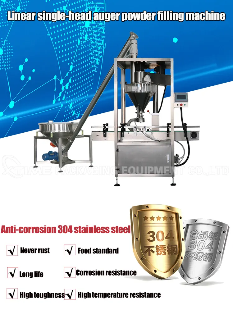automatic filling and sealing machine powder filling and sealing packing machine line manufacturer for Spice/Pepper/ Curry