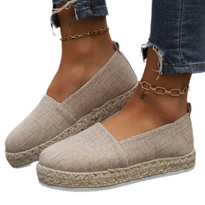 Nouvelle Collection Printemps – Chaussures Décontractées en Tissu Grande Taille pour Femme, Style Claquettes à Semelle Épaisse - Product Image 5