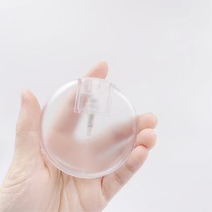 Botella Redonda de Perfume en Aerosol de 20 ml, Botella de Plástico PETG Transparente Portátil, Botella de Spray Oral Tipo Push - Product Image 1